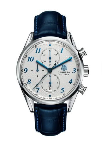 TAG Heuer Carrera Calibre 1887 41 Stainless Steel / Silver - Heritage / Alligator